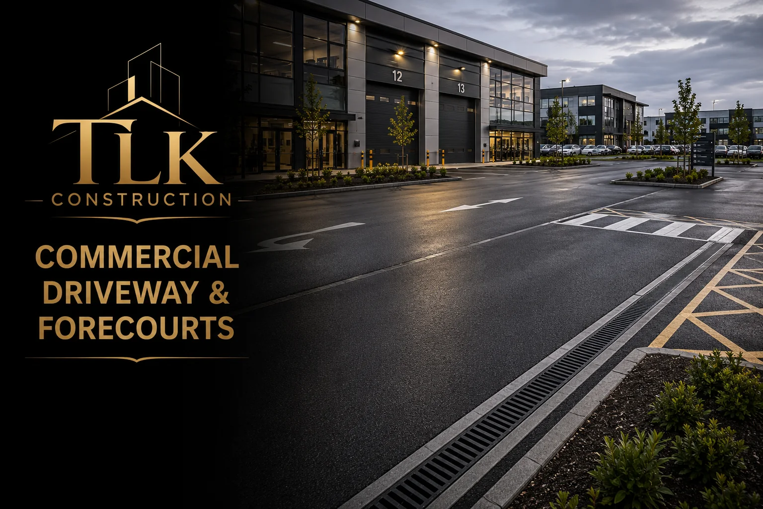 Commercial Driveways & Forecourts by TLK Construction