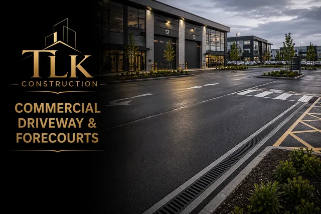 Commercial Driveways & Forecourts by TLK Construction