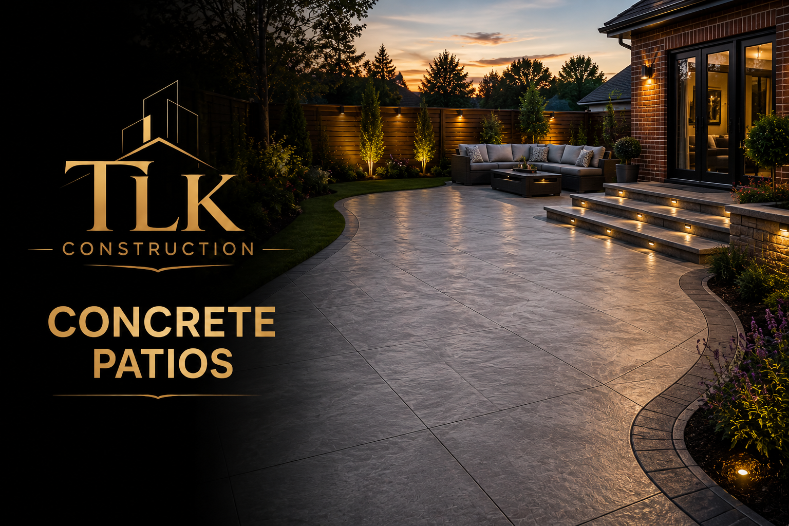 Concrete Patios by TLK Construction
