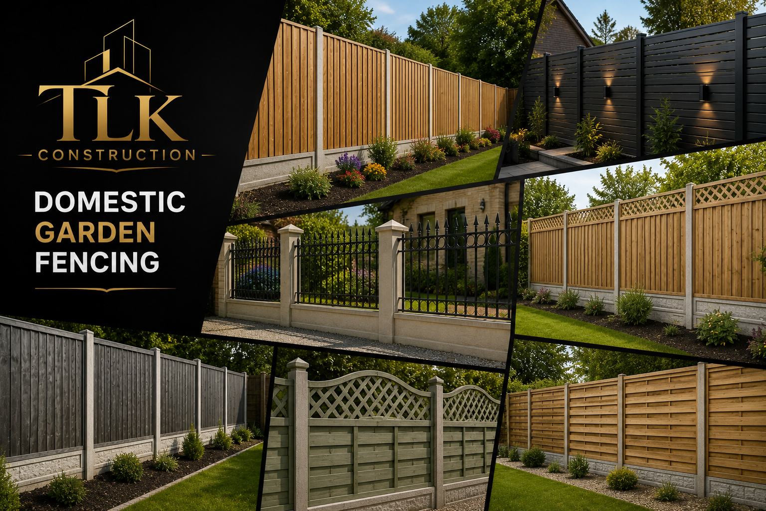 Domestic Garden Fencing