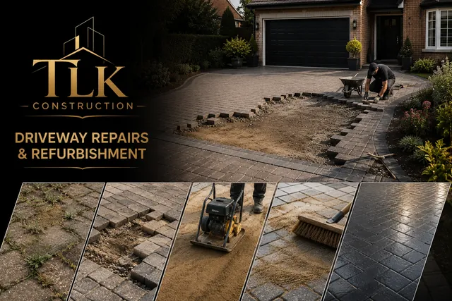 Driveway Repairs & Refurbishment by TLK Construction