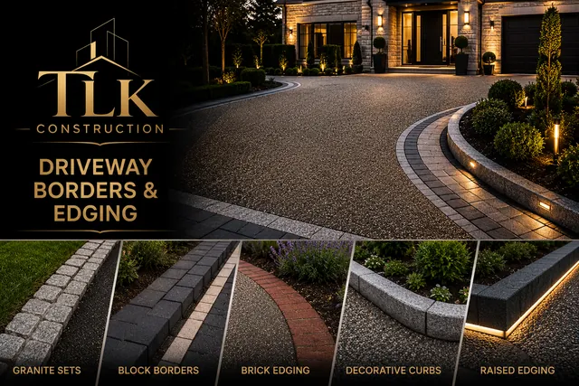 Driveway Borders & Edging by TLK Construction