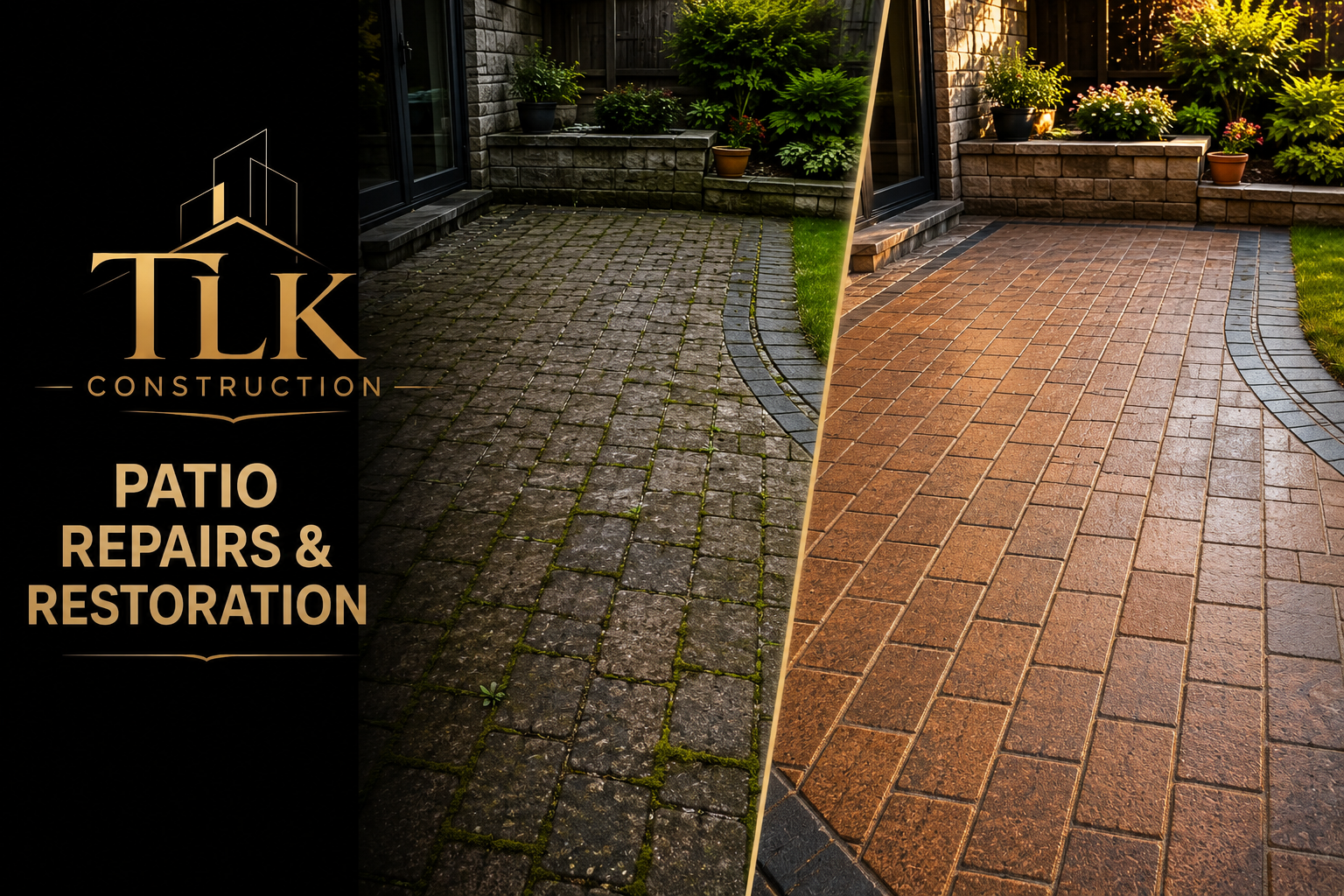 Patio Repairs & Restoration by TLK Construction